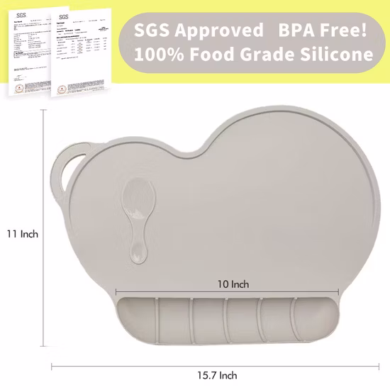 Oval Placemats for Dining Table, Dishwasher Safe Table Mats Waterproof Non