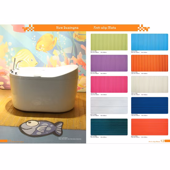 PVC Printed Anti Slip Place Mats in Roll Packing