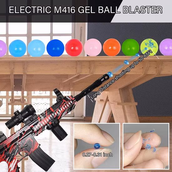 Automatic Water Gel Ball Blaster Kids Toy Guns